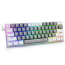 61 Keys Mechanical Keyboard Game Keypad RGB Backlight Type-C USB Wired Waterproof  60% PC Gaming Keyboard for PC Desktop Laptop