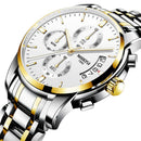 NIBOSI Uhr Herren Top Marke Luxus Blau Männer Datum Quarz Herrenuhren Wasserdichte Sportuhr Armbanduhr Relogio Masculino
