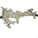 Gold Lace Mask Party Masquerade Halloween Mask Half Face One-Eyed Fox Fun Eye Patch Multiple Shapes