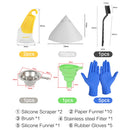 Light Curing 3D Printer Accessories Tool Kit Resin Funnel Filter Cup Metal SLA LCD DLP UV Curing Photon Cleaning Silicone Shovel