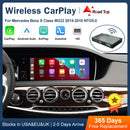Road Top Wireless CarPlay for Mercedes Benz S-Class W222 2014-2018, with Android Auto Interface Mirror Link AirPlay Car Play