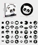 Montessori Baby Visual Stimulation Card Black White High Contrast Flash Cards for Kids Educational Sensory Book Baby Flashcard