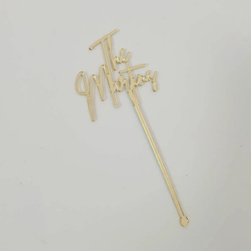 100PCS Personalized Name Drink Stirrers Custom Letter Calligraphy Stir Swizzle Sticks Bar Accessories Wedding Table Centerpiece