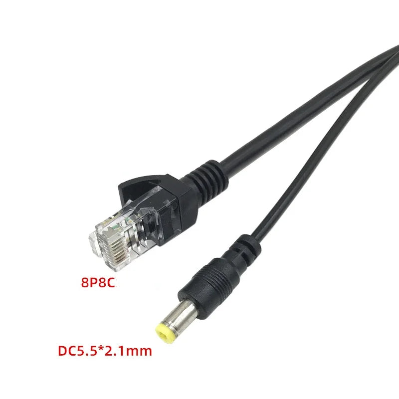 48V To 12V POE Connectors Adapter Cable Splitter Injector Power Supply for Huawei for Hikvision Power over Ethernet For IP Camea