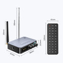 M9/M9Pro Audio Transmitter Receiver 1200mAh Bluetooth 5.1 Wireless Music Adapter U Disk/TF Card FM Radio Player DSP Converter