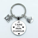 I Love Dad Keychain My Dad Is A Super Hero Pendant Glass Dome Cabochon Key Ring Father's Day Best Gift