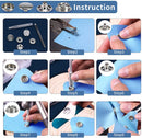 15mm Canvas Snap Kit, Marine Grade Snap Fastener Stainless Steel Snap Buttons for Boat Cover,Sewing Leather products,Tent
