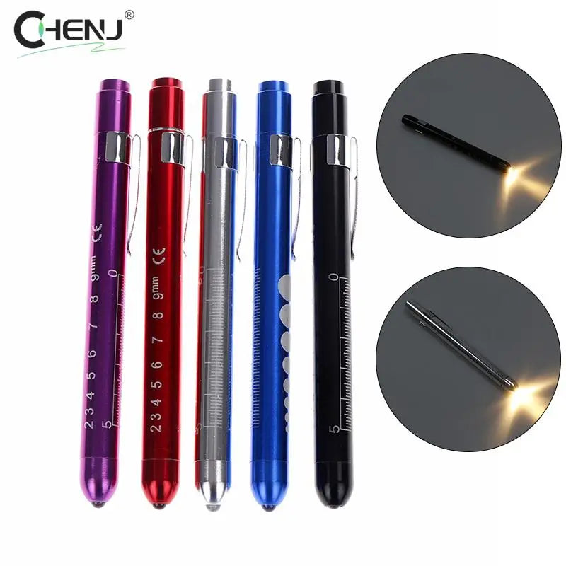 1pcs Mini Surgical Nurse Physician Pocket Penlight Torch Light Doctors Clinical LED Flashlight Mouth Ear Care Inspection Lamp