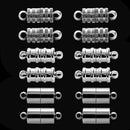 2 Sets Locking Strong Magnetic Clasps Magnet End Clasp Connectors For Jewelry Making DIY Bracelet Necklace Extender Accessories