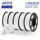 JAYO 3D Printer Filament PLA Series 1.75MM 5Rolls/10Rolls High Strength 100% No Bubble Neatly Wound for FDM DIY Gift Material