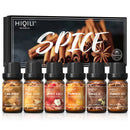 HIQILI Fragrance Oil Set, 6 PCS*10mL Pure Perfume Oil Set for Gift Aromatherapy Diffuser DIY Perfume Candle Soap Making