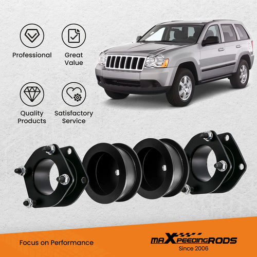 The Trail Master | 2.0 inch Front + Rear Lift Leveling Kit for Jeep Grand Cherokee WK