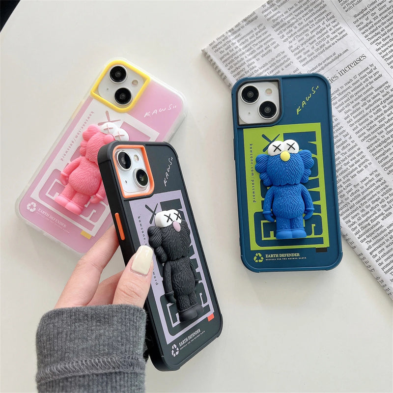 3D stereo Cute bear Pattern case for iPhone 14Plus 14Pro 14Promax 14 13 13Pro 13Promax 11 11Promax 12Pro 12 12Promax soft shell