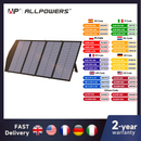 ALLPOWERS Solar Mobile Charger 18V 140W Foldable Solar Panel with  DC, and USB Output Suit For Laptops, Power Station Camping