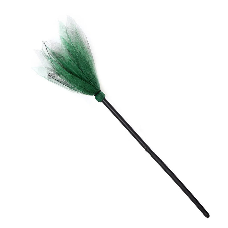 Halloween Party Witch Broom Kids Plastic Cosplay Flying Broomstick Props For Masquerade Halloween Cosplay Costume Accessories