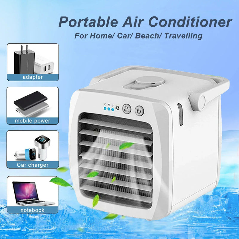 Portable Conditioner Home Use Mini Air Cooler Portable Air Conditioning for Office 3 Gear Speed Air Cooling Fan Humidifier