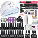 Super Manicure Set for Nail Kit with led Nail lamp 20000RPM Nail drill Machine Nail Polish Kit Acrylic Kit Nail Art Tools Set