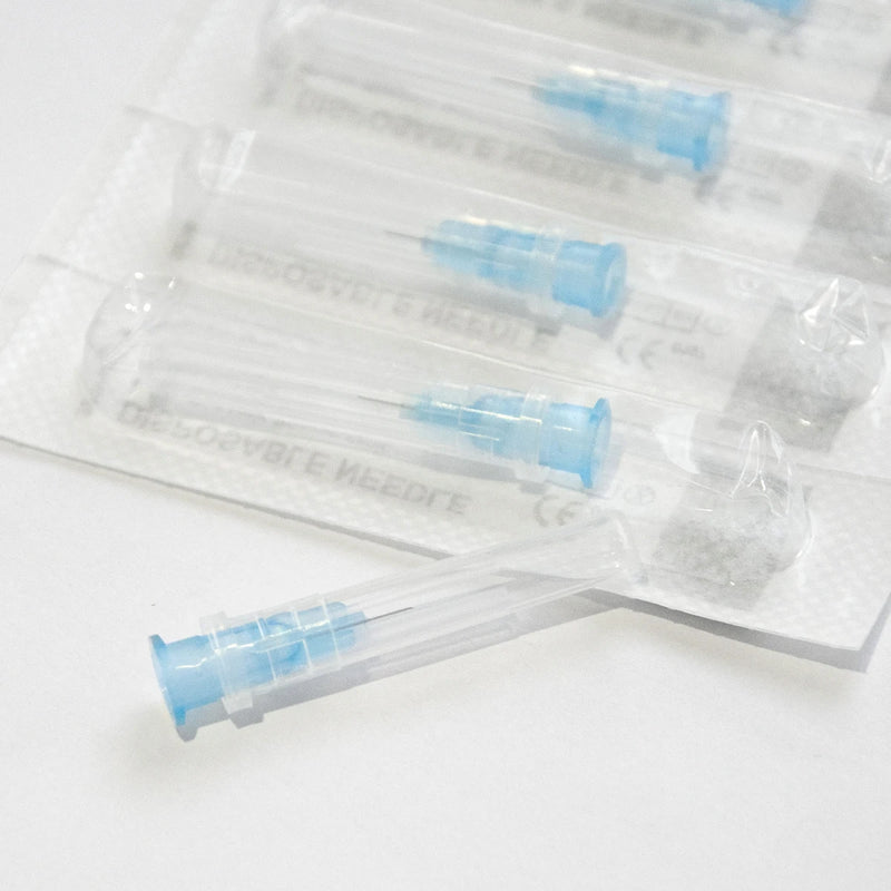 30G-34G painless needle Piercing Transparent Syringe Injection glue Clear Tip Cap Pharmaceutical injection needle 1.5/2.5/4/6mm