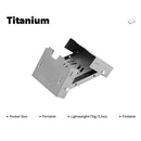 Fire Maple Lotus Titanium Ultralight Solid Alcohol Stove Mini Foldable Camping Hiking Alcohol Burner Alcohol Folding Stove