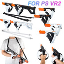 For Sony PlayStation VR2 Controller Holster Handle Toch Controller Grip Shooter Magnetic Gun Stock VR Controller Case for PSVR2