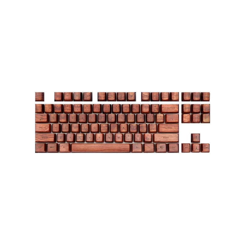 KPREPUBLIC LOOP 104 Wooden Keycaps Wood Keycap Walnut Rosewood Beech for GH60 Poker 60 87 tkl 104 ansi 108 XD87 BM80