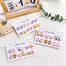 6PRS/SET New Cute Unicorn Butterfly Non Piercing Kids Girls Children Clip on Earring Christmas Gift