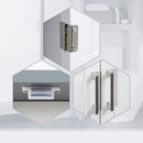Kleankin Modern over the Toilet Storage Cabinet, Double Door over Toilet Bathroom Organizer with Adjustable Shelf and Open Shelf