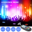 Datewink 4PCS 36LEDs Flat Par Lights With Bag RGB-Bühnenbeleuchtungseffekt DMX512 für DJ, Disco, Hochzeit, Party, Nachtclub, Weihnachten