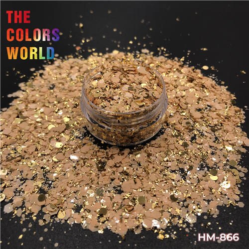 TCT-381 Mix Shape Chunky Glitter Nails Glitter Nail Art Decoration Confetti Style Body Art Tumbler  Accessories Party Supplier