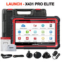 LAUNCH X431 PRO ELITE 8' inch Car Diagnostic Tools Auto OBD OBD2 Scanner CAN FD/DOIP ECU Coding Bi-Directional PK CRP919E BT