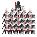 Hot Toys Star Wars 21pcs Republic Commando 501st Building Blocks TV6109 TV6106 Trooper Force 99 Hunter Crosshair Wrecker Brick