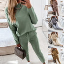 Autumn Women Tracksuit Sweatshirt Drawstring Pants Suit Female 2022 Fashion Ladies Casual Loose Long Sleeve Pullover Sports Set