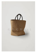 2025 New Fashionable Summer Beach Vacation Bucket Type Beach Bag Simple And Versatile Large Capacity Handbag For Women Trendy