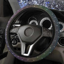 Auto-Strass-Lenkradbezug mit Kristalldiamanten Glitzernd Auto SUV Lenkradschutz Passend für 14,5-15 Zoll Fahrzeuge