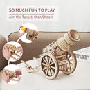 Robotime Rokr 3D Wooden Puzzles Cannon Toy Wooden Catapult Model STEM Projects Educational Toy for Kids Adults