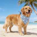 Dog Bandana Fruit Floral Spring Washable Soft Doggy Scarf Kerchief Summer Adjustable for Small Medium Large Dogs Pets