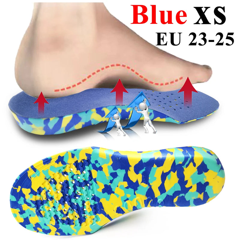 WINRUOCEN Insoles Orthoped Children Flat Foot Leg Health Correction Care Tool Unisex Arch Support kids Insole Sport Shoes Pads