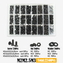 3045t Schwarze Senkschrauben mit Innensechskant, Schrauben, Muttern, Unterlegscheiben Kit M2 M2.5 M3 M4 M5 M6 M8 10.9 Legierter Stahl DIN 7991