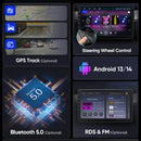 AWESAFE Car Radio Autoradio for Renault Clio 3 2005-2014 Wireless Carplay Screen Android Auto Stereo GPS Navi FM RDS Multimedia