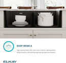 Quartz Classic Eu3322Gs0 Greystone Equal Double Bowl Undermount Sink