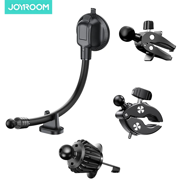 Car Air Vent Clip Joint Ball Cell Phone Holder for Car & Wireless Car Charger Clip For Bike Phone Holder Mount Curved Rod