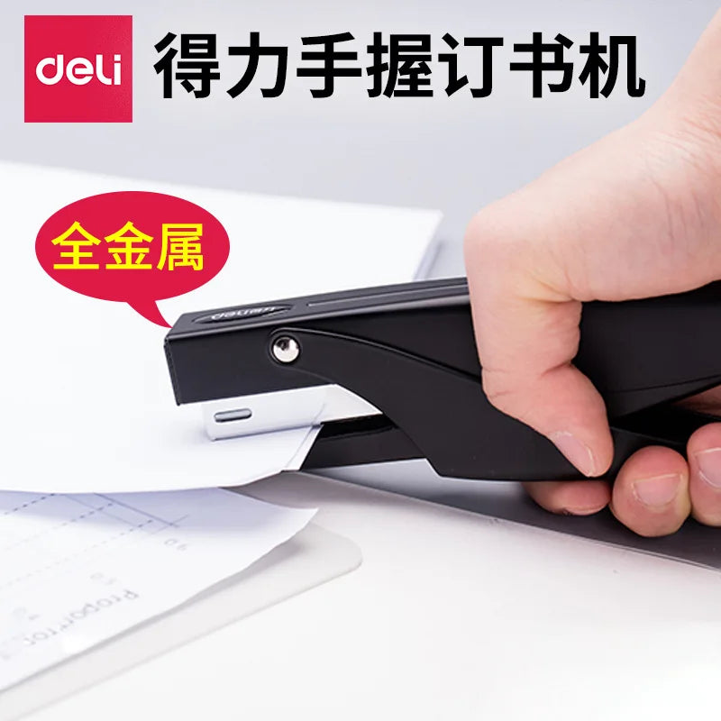 Hand held stapler student office binding machine multi function labor saving durable stapler thickened medium stapler