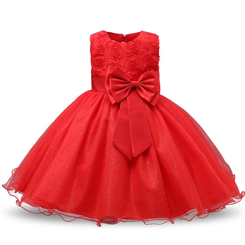 Girl Dress New Year Costume Kid Dresses Girls Clothes Party Princess Vestidos 5 6 7 8 Year Birthday Dress Christmas Baptism