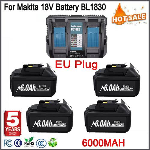 The Iron Reserve | 6.0Ah 18V Battery Pack for Makita LXT