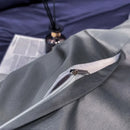 Svetanya Stickerei 100% ägyptische Baumwolle Seidige Bettwäsche Bettbezug-Set Queen King Size