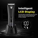 The Ballber Pro Elektrischer Trimmer für den Intimbereich und Körperhaare für Männer – Herren-Bodygroomer-Set für den Intimbereich – Rasierer für schwer erreichbare Stellen