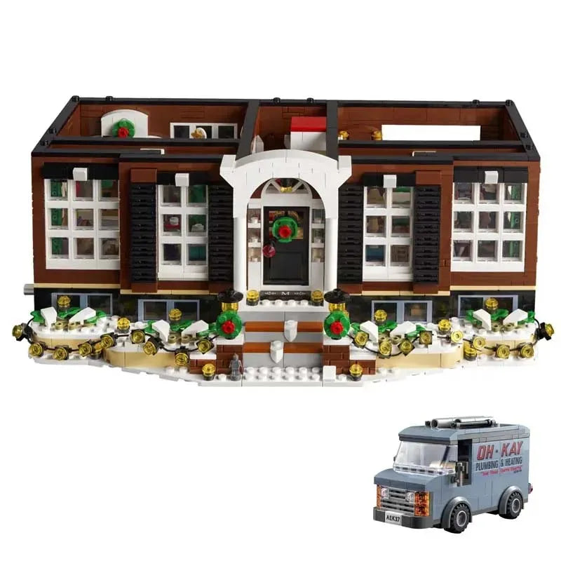 3955 PCS Home Alone House Model Building Blocks Bricks Educational Toy For Boy Kids Christmas Birthday Gifts Compatible21330