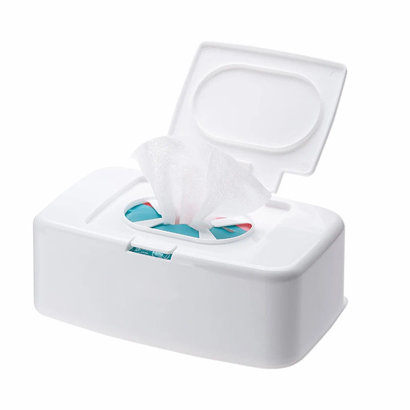 Wet Tissue Box Wipes Dispenser Portable Wipes Napkin Storage Box Holder Container For Car Home Office