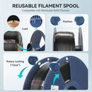 SUNLU PLA PETG PLA Plus Filaments 10 Rolls 3D Filament 1KG/roll 1.75mm 100% Filament Lines Up Neatly For 3D Printing From EU US