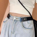 Simple And Fashionable Men'S Belt Elastic Lazy Man'S Belt Women'S Belt Neutral And Seamless Jeans Belt Adjustable Length